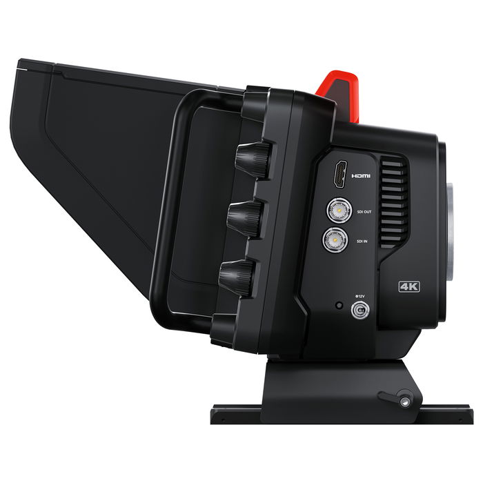 Blackmagic Design Studio Camera 4K Plus G2, Videocámara de hombro, 4K Ultra HD, pantalla LCD táctil 7", montura MFT