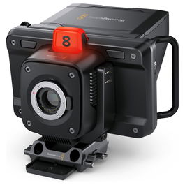 Blackmagic Design Studio Camera 4K Plus G2, Videocámara de hombro, 4K Ultra HD, pantalla LCD táctil 7", montura MFT