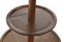 DKD Home Decor Frutero de Acacia de 2 Pisos Natural