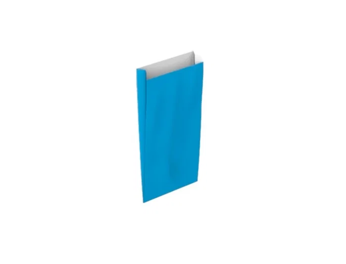 Basika Sobre de papel con fuelle celulosa celeste XXS 100x200x30 mm, 25 unidades Basika Sobre de papel con fuelle celulosa celeste XXS 100x200x30 mm, 25 unidades