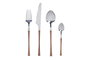 DKD Home Decor Set de Cubertería Classic Mision de 16 Piezas en Plateado
