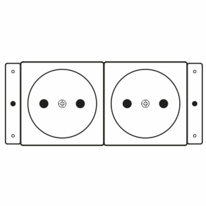 Kramer Electronics TS-2DE Toma de corriente