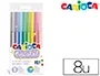 Carioca Rotulador Pastel Blister 8 Unidades Colores Surtidos Punta Fina