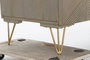 DKD Home Decor Buffet de Mango y Metal Gris y Dorado