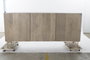 DKD Home Decor Buffet de Mango y Metal Gris y Dorado