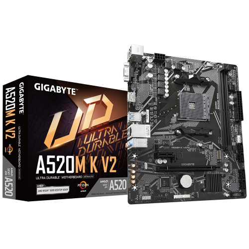 GIGABYTE A520M K V2 AM4 DDR4 Micro ATX