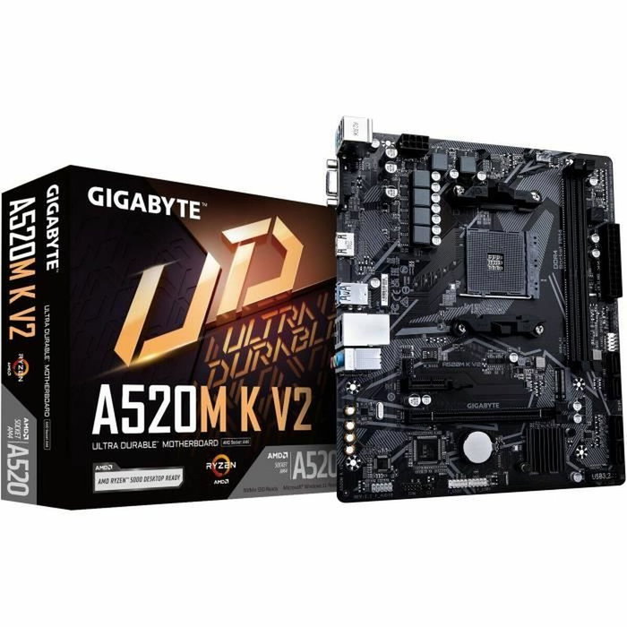 GIGABYTE A520M K V2 AM4 DDR4 Micro ATX