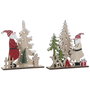 DKD Home Decor Figura Contrachapado Multicolor Surtido de 2 Unidades