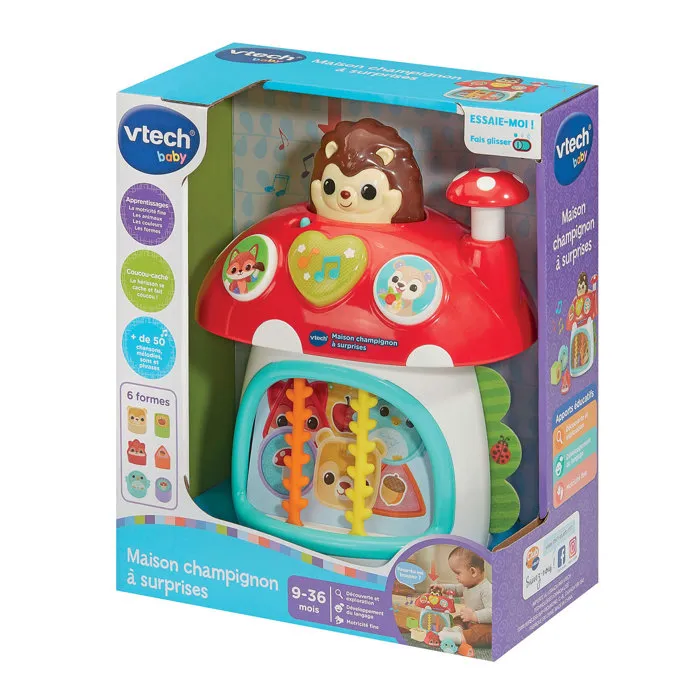 Vtech Baby Casa de Hongos con Sorpresas Multicolor - Juego Educativo para Bebé