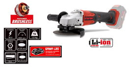 STAYER Amoladora Angular 125 mm Brushless