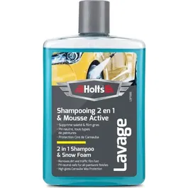 Holts HOL5010218008564 Champú Superespumante con Cera de Carnauba - 475 ml