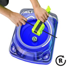 Hasbro Beyblade X Biscayne G2350 con lanzador portátil