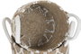 DKD Home Decor Set de 3 Cestas de Fibra y Algodón Natural