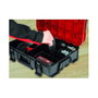 Einhell Maletín de sistema E-Case S-F con 2 revestimientos de espuma (negro/rojo)