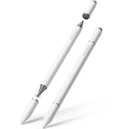 Vention Lápiz Óptico KQLW0 Blanco - Stylus Magnético 3 en 1 para Tablets y Móviles Android y Apple (iOS) y Windows