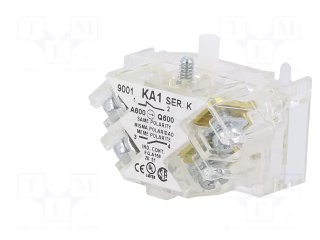Schneider Electric 9001K Bloques de Contactos 30mm NC + NA