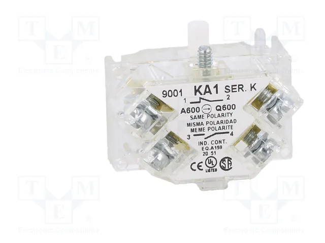 Schneider Electric 9001K Bloques de Contactos 30mm NC + NA