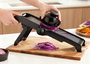 Inde Mandolina Ajustable de Cocina, 3 Funciones de Corte, Acero Inoxidable, Dimensiones 41.1 x 17.6 x 8.1 cm (6 Unidades)