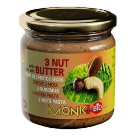 Monki Crema Mezcla De 3 Frutos Secos 330G Bio