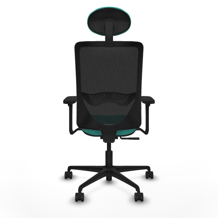 PIQUERAS Y CRESPO Silla de oficina Zulema con mecanismo Sincro, Turquesa y Negro PIQUERAS Y CRESPO Silla de oficina Zulema con mecanismo Sincro, Turquesa y Negro