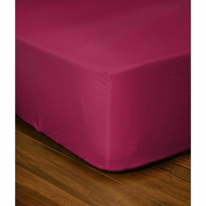 Lovely Home Sábana bajera ajustable 180x200+30 cm - Fucsia