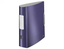 Leitz Archivador de palanca 180 Active Solid Polyfoam DIN A4 Lomo 82 mm Azul Titan