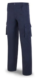 Pantalones de Algodón Azul Marino
