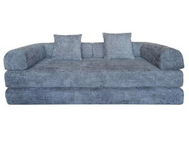 DKD Home Decor Sofá Cama Escandinavo, 90 x 200 x 64 cm (Ancho x Largo x Alto)