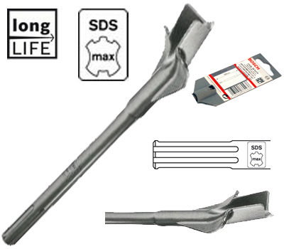 BOSCH Cincel de aletas SDS-MAX 380 x 35 mm BOSCH Cincel de aletas SDS-MAX 380 x 35 mm
