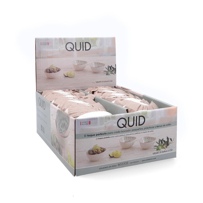 Bol Cerámico Velvet Quid 9,5x9x4,5 cm