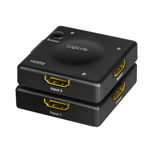 LogiLink Conmutador HDMI 3x1, 1080p/60 Hz, HDCP, CEC, Mini LogiLink Conmutador HDMI 3x1, 1080p/60 Hz, HDCP, CEC, Mini
