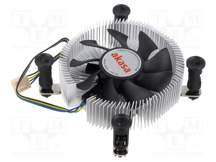 Akasa AK–CC6602HP01 Low Profile cooler CPU LGA 1700 30 mm Akasa AK–CC6602HP01 Low Profile cooler CPU LGA 1700 30 mm