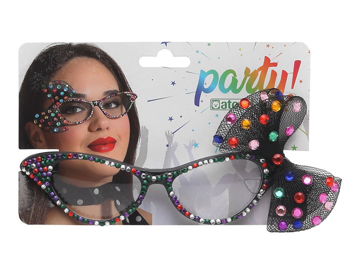 Gafas De Sol Ojos De Gato Años 50 Multicolor Pedrería Para Carnaval Eventos Vintage Gafas De Sol Ojos De Gato Años 50 Multicolor Pedrería Para Carnaval Eventos Vintage