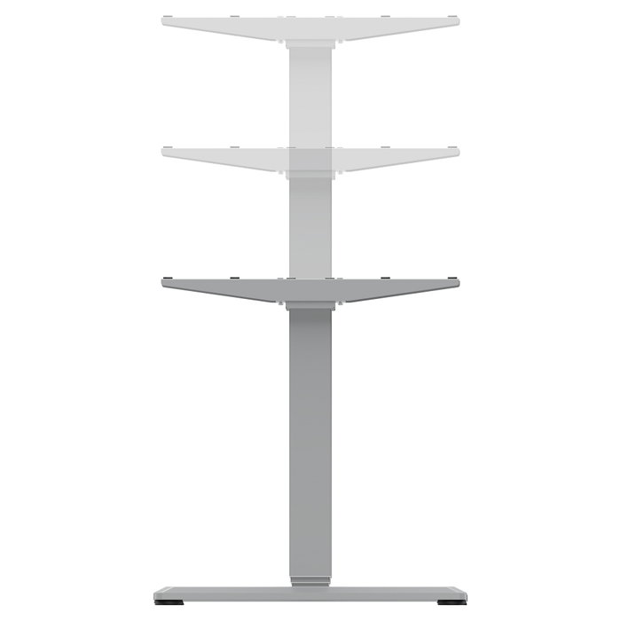 EQUIP Estructura de escritorio elevable eléctrica Dual Motor 125kg Gris