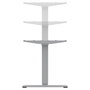 EQUIP Estructura de escritorio elevable eléctrica Dual Motor 125kg Gris