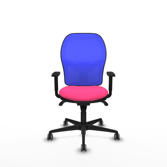 PIQUERAS Y CRESPO Silla de oficina Jorquera Rosa y Azul