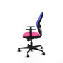 PIQUERAS Y CRESPO Silla de oficina Jorquera Rosa y Azul