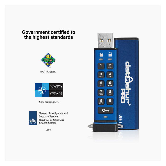 iStorage datAshur Pro 16 GB Azul