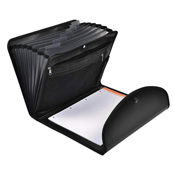 EXACOMPTA Clasificador Exactive 6 compartimentos A4 negro