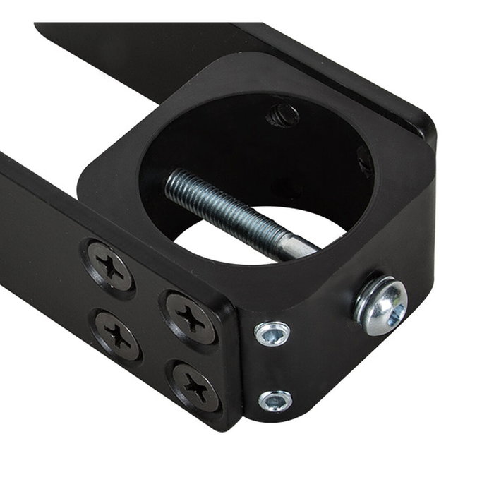 B-Tech BT7831 Soporte de montaje en pared para postes de 50 mm, Negro