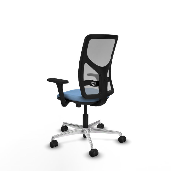 PIQUERAS Y CRESPO Silla de oficina Motilla con mecanismo Sincro, Azul cielo y Gris PIQUERAS Y CRESPO Silla de oficina Motilla con mecanismo Sincro, Azul cielo y Gris