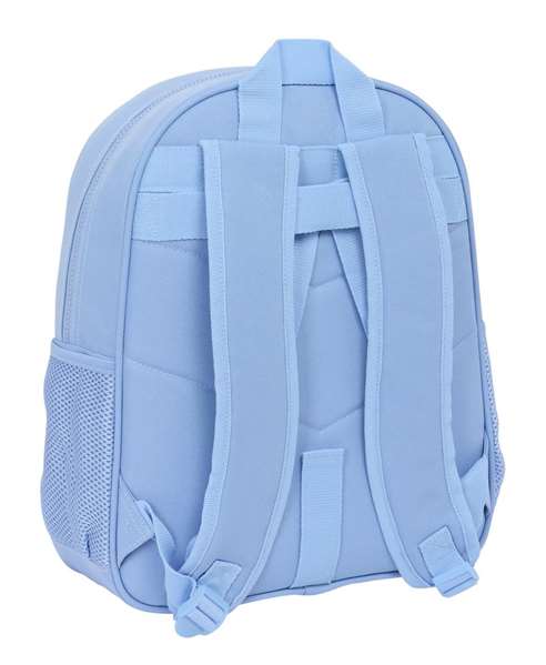 Mochila Escolar Smiley Joyful Azul Multicolor 32 x 38 x 12 cm