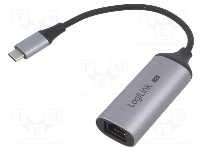 LogiLink Adaptador de Red USB-C a RJ45 5 Gbps LogiLink Adaptador de Red USB-C a RJ45 5 Gbps