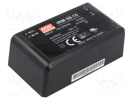MEAN WELL IRM-30-15 Convertidor AC/DC 30W 15V 2A