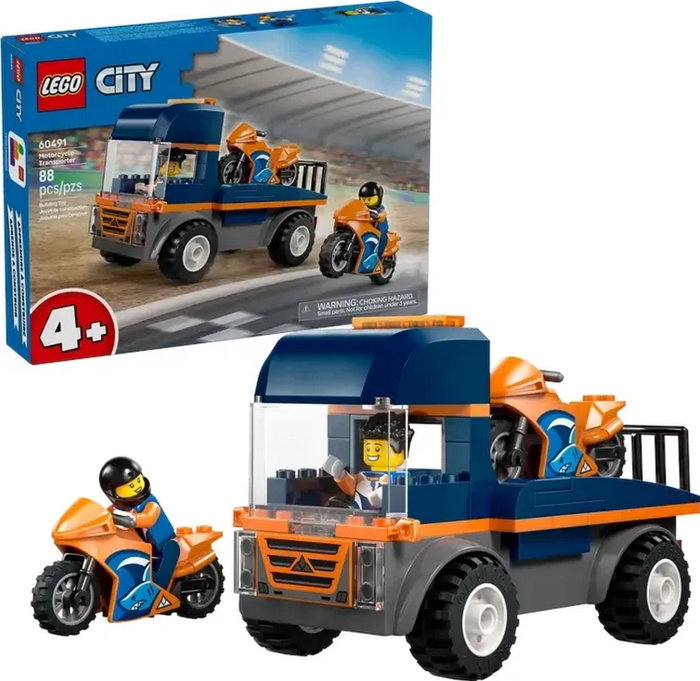 LEGO City Camión de Transporte de Motos 60491