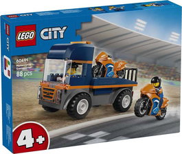 LEGO City Camión Transporte de Motos - Juego de Construcción para Niños +6 Años