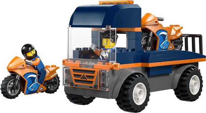 LEGO City Camión Transporte de Motos - Juego de Construcción para Niños +6 Años