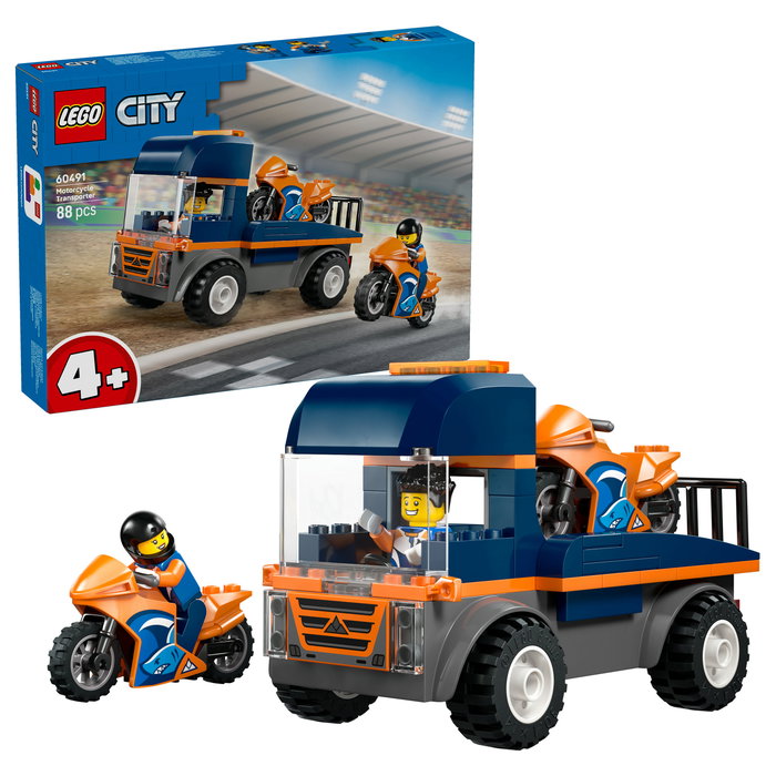LEGO City Camión de Transporte de Motos 60491
