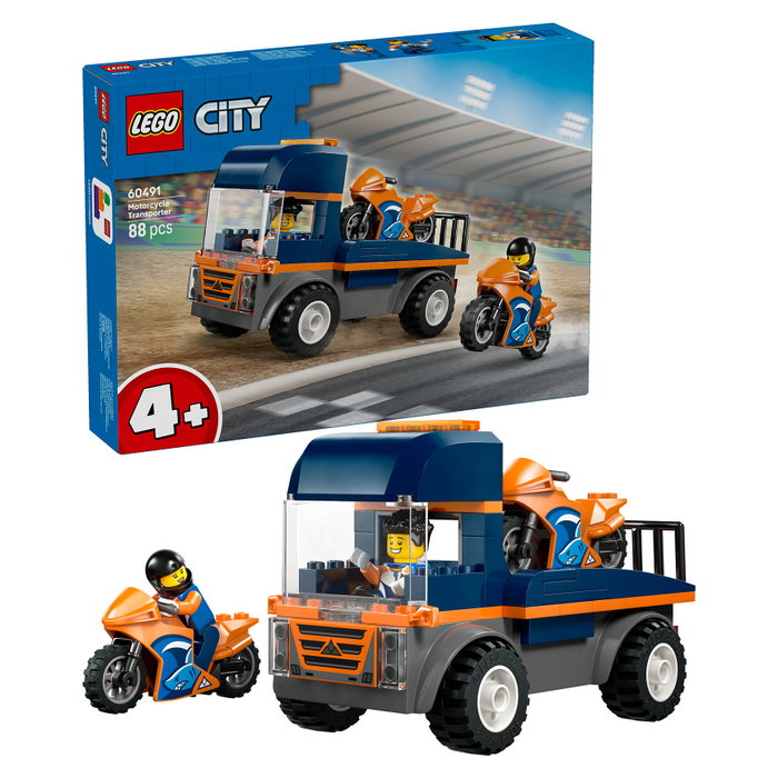 LEGO City Camión de Transporte de Motos 60491