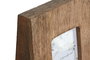 DKD Home Decor Marco de Foto 10x10 Natural Mango y Cristal 19.5 x 5.5 x 19.5 cm